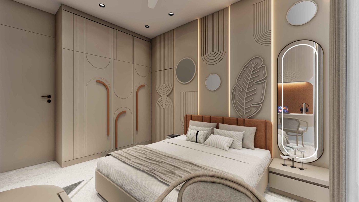 Children's bedroom, mirror side